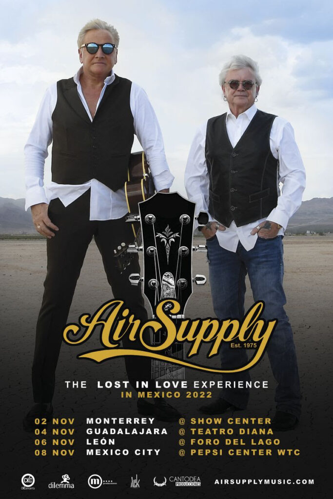 Air Supply “The Lost In Love Experience” Tour en México