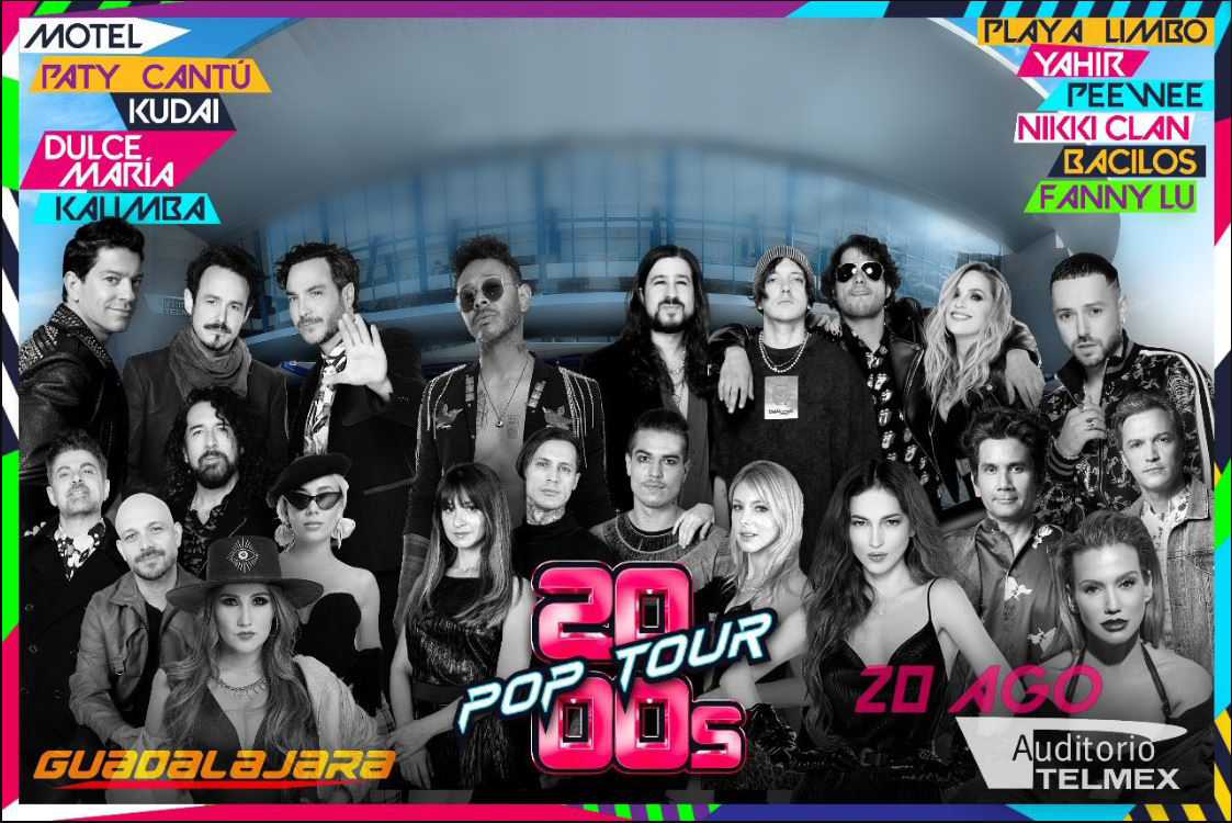 2000 pop tour guadalajara artistas