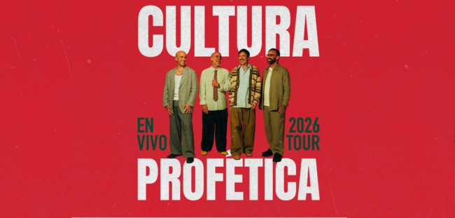 Imagen oficial de Cultura Profética, gira En Bucle en México