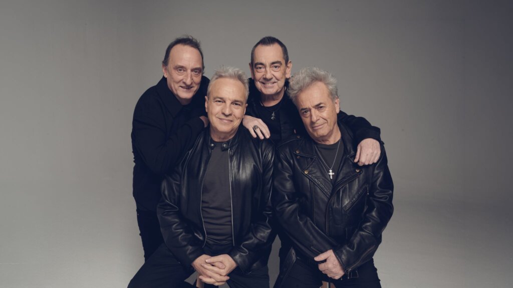 Flyer oficial de Hombres G, gira Los Mejores Años de Nuestra Vida en México 2026