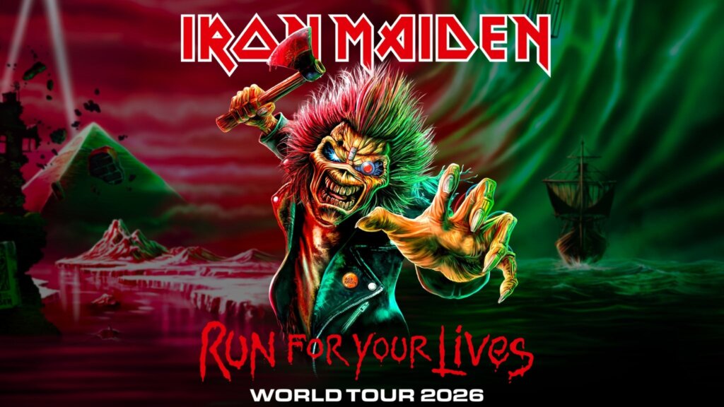 Imagen oficial de Iron Maiden, Run For Your Lives World Tour en México