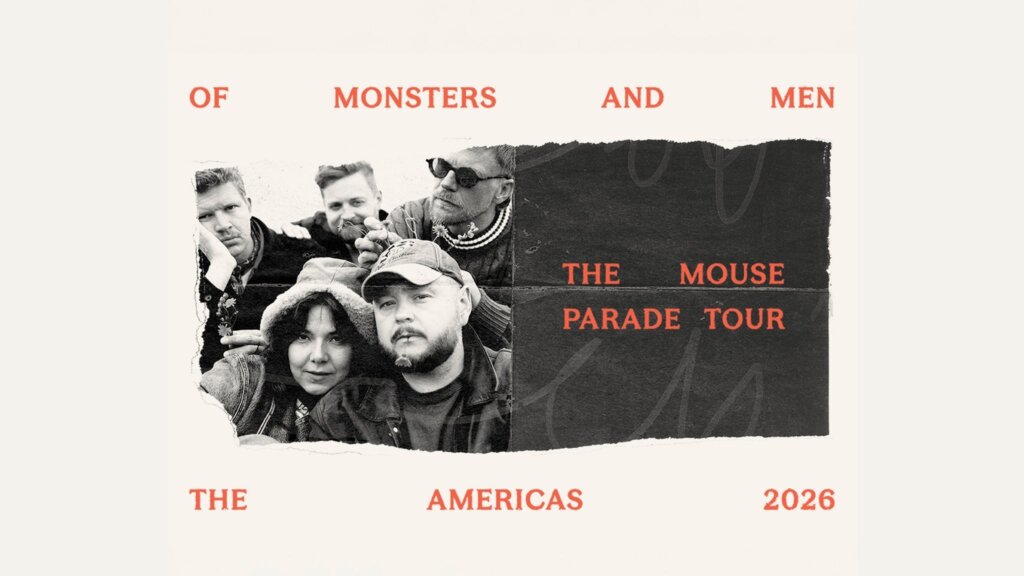 Imagen oficial de Of Monsters and Men The Mouse Parade Tour en CDMX