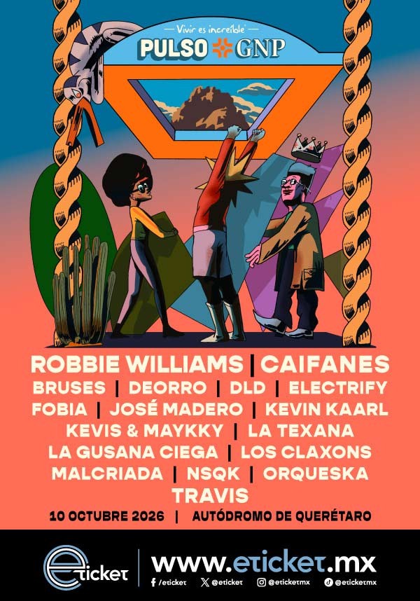 Cartel oficial del Pulso GNP 2026 en Querétaro