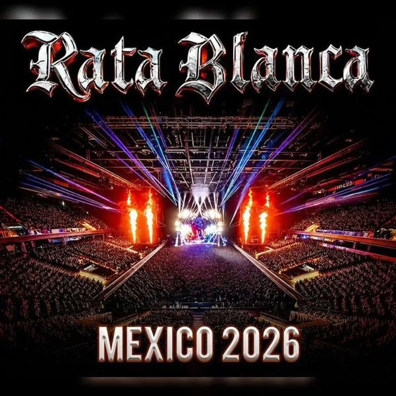Flyer de Rata Blanca en México 2026