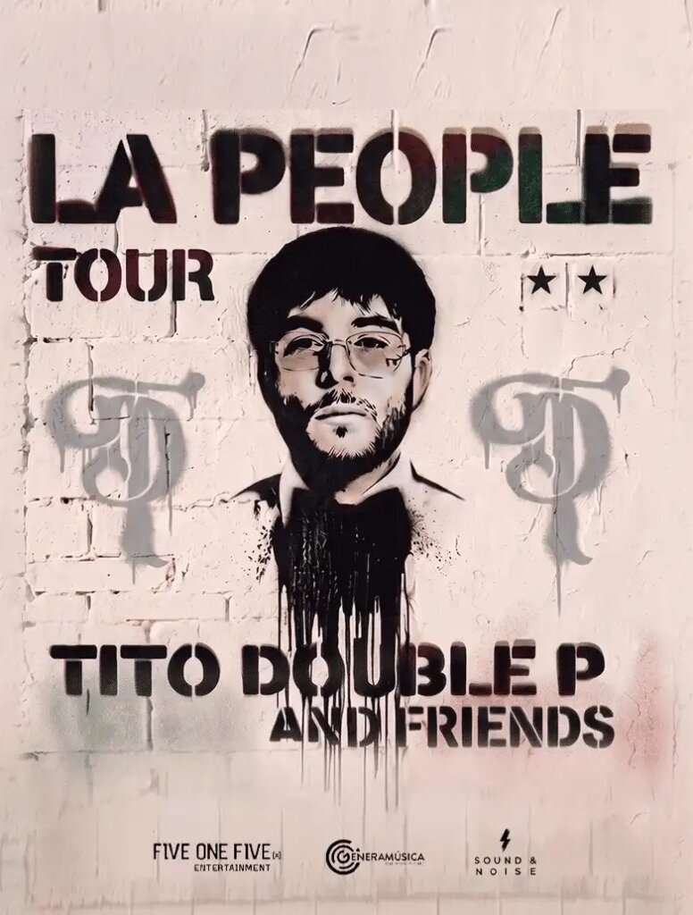 Póster oficial de Tito Double P and Friends, La People Tour 2026