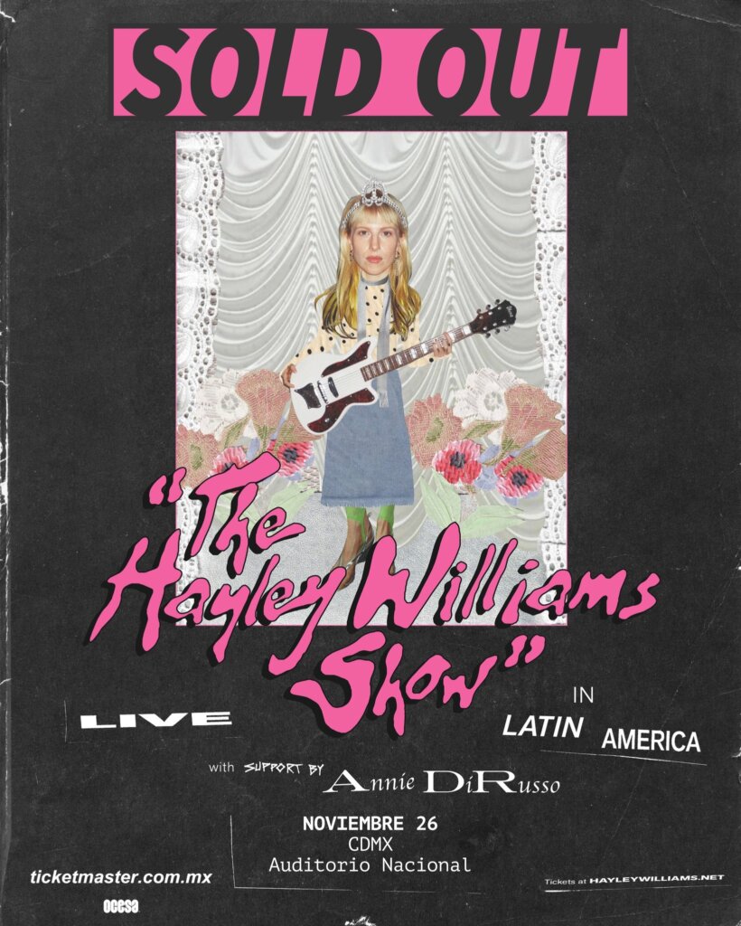 Hayley Williams en México: sold out en el Auditorio Nacional