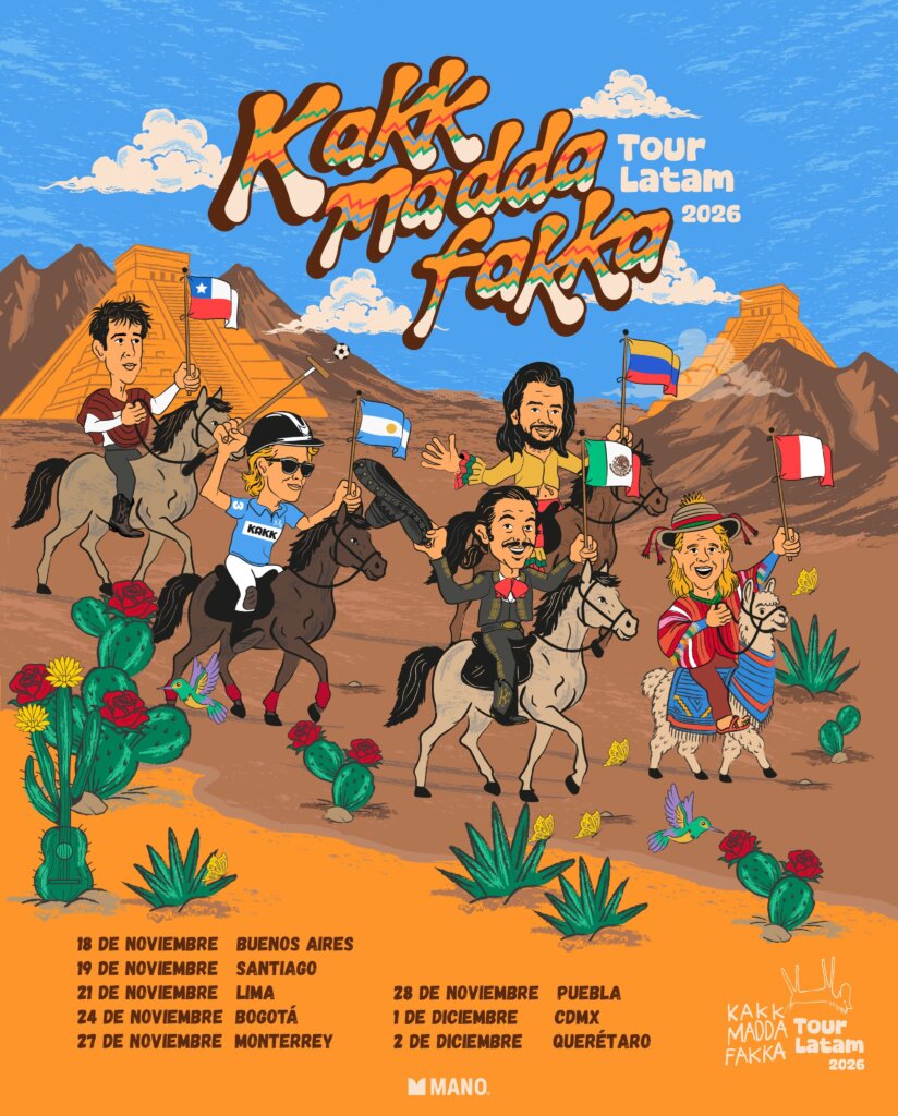 Flyer de Kakkmaddafakka en México: Tour Latam 2026