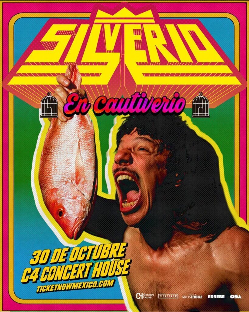 Flyer de Silverio en Guadalajara: En Cautiverio, 30 de octubre en el C4 Concert House