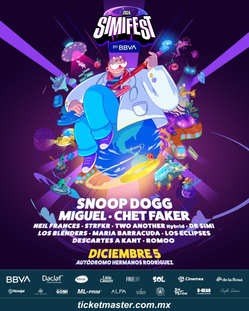 Cartel completo de SimiFest 2026 con Snoop Dogg, Miguel y Chet Faker