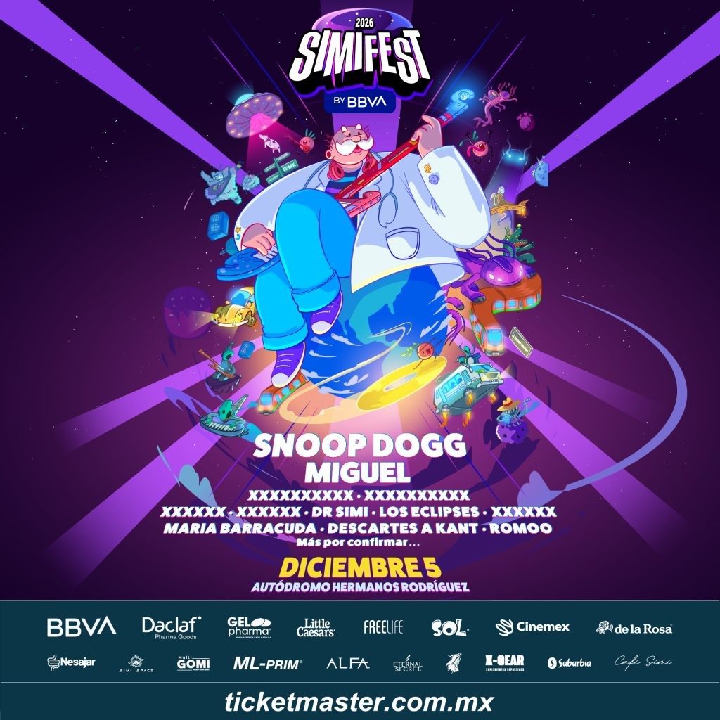 Flyer de SimiFest 2026 en el Autódromo Hermanos Rodríguez